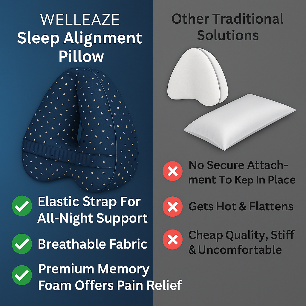 Welleaze™ Spine Alignment Pillow